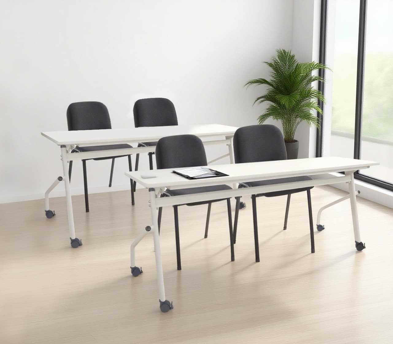 Amazon.co.jp: A AIRLLEN お届け先法人 スタッキングテーブル 会議