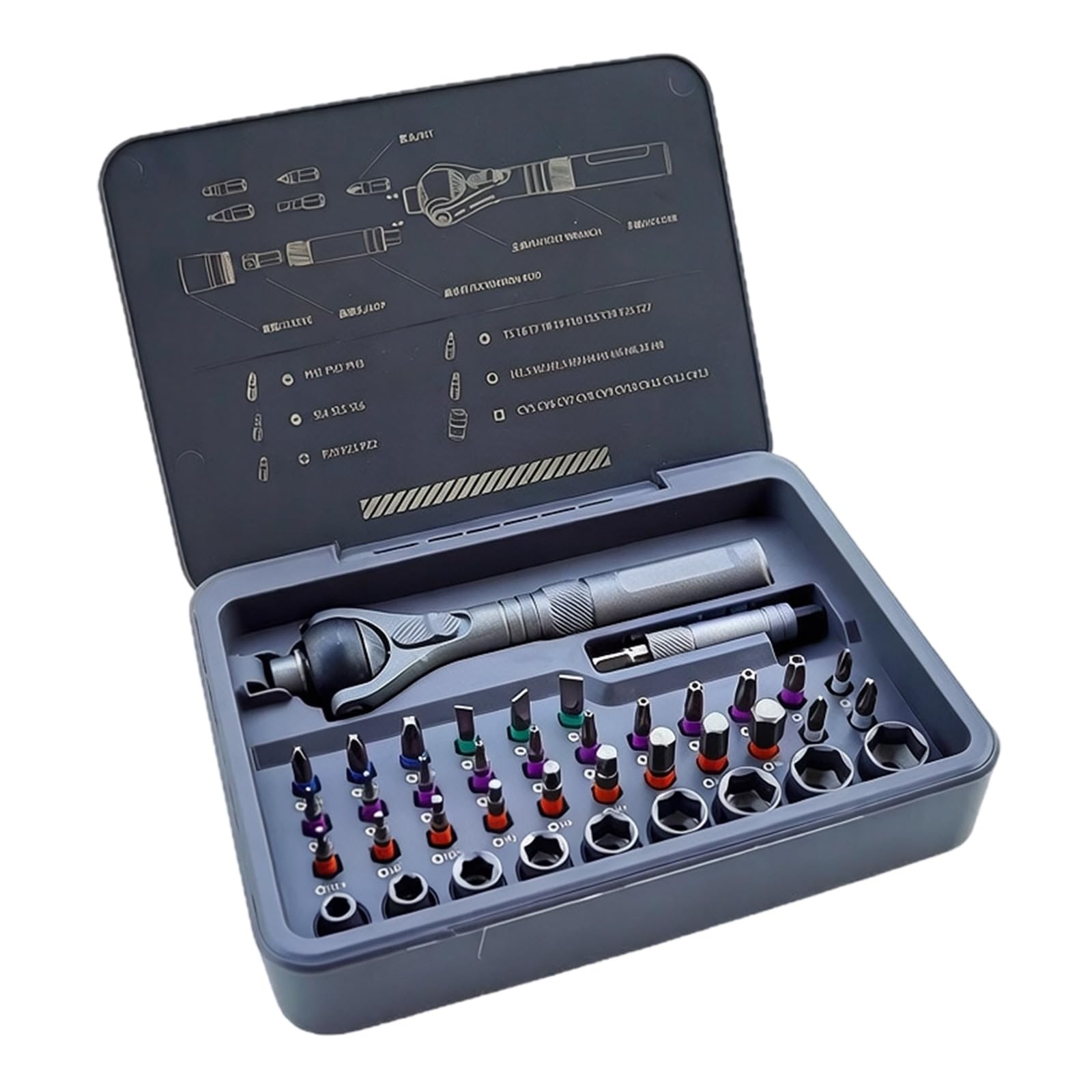 Apglsxy Excellent Screwdriver Unit With 45 Tooth Gear And Ergonomic Grip For Confined Areas Ergonomic Screwdriver Handle