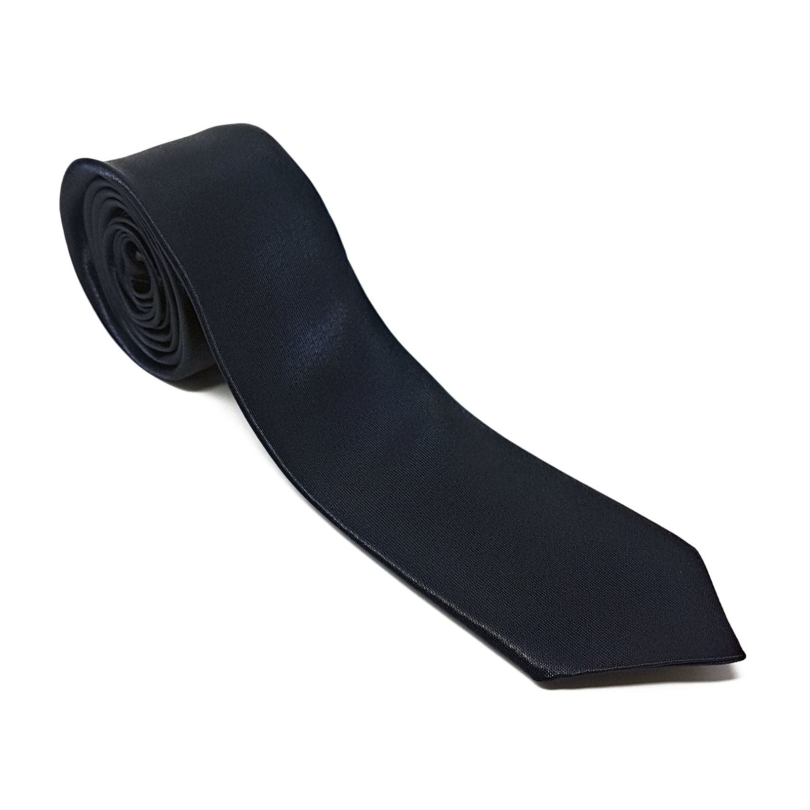 WS UK Adults Skinny Tie for Men [Navy Blue]