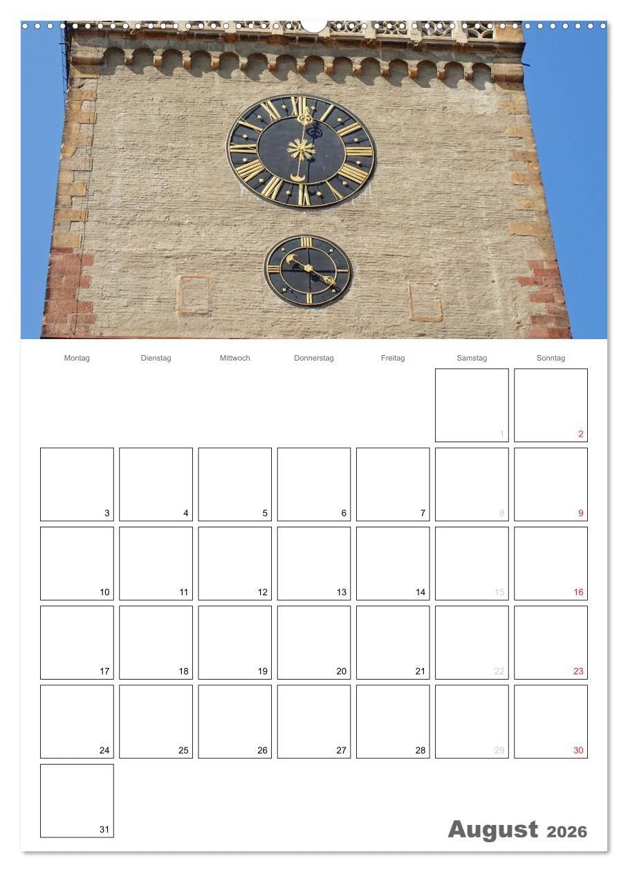 Historische Uhren (Wandkalender 2026 DIN A2 hoch), CALVENDO Monatskalender: Die Bedeutung der Uhrzeit im Leben der Menschen zeige ich in diesem ... außergewöhnlichen Uhren. (CALVENDO Orte)