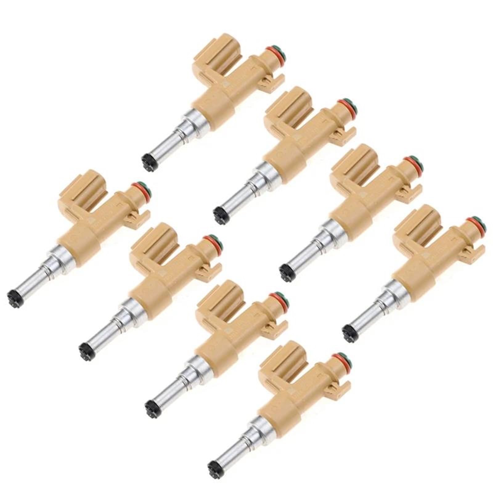 Car Engine Flow Match Fuel Nozzle 232500S020 23250-0S020 for Toyota for Tundra for Sequoia- 5.7L V8 23209-39165 23209-09150 2320939165 2320909150 Injector(8 pcs)