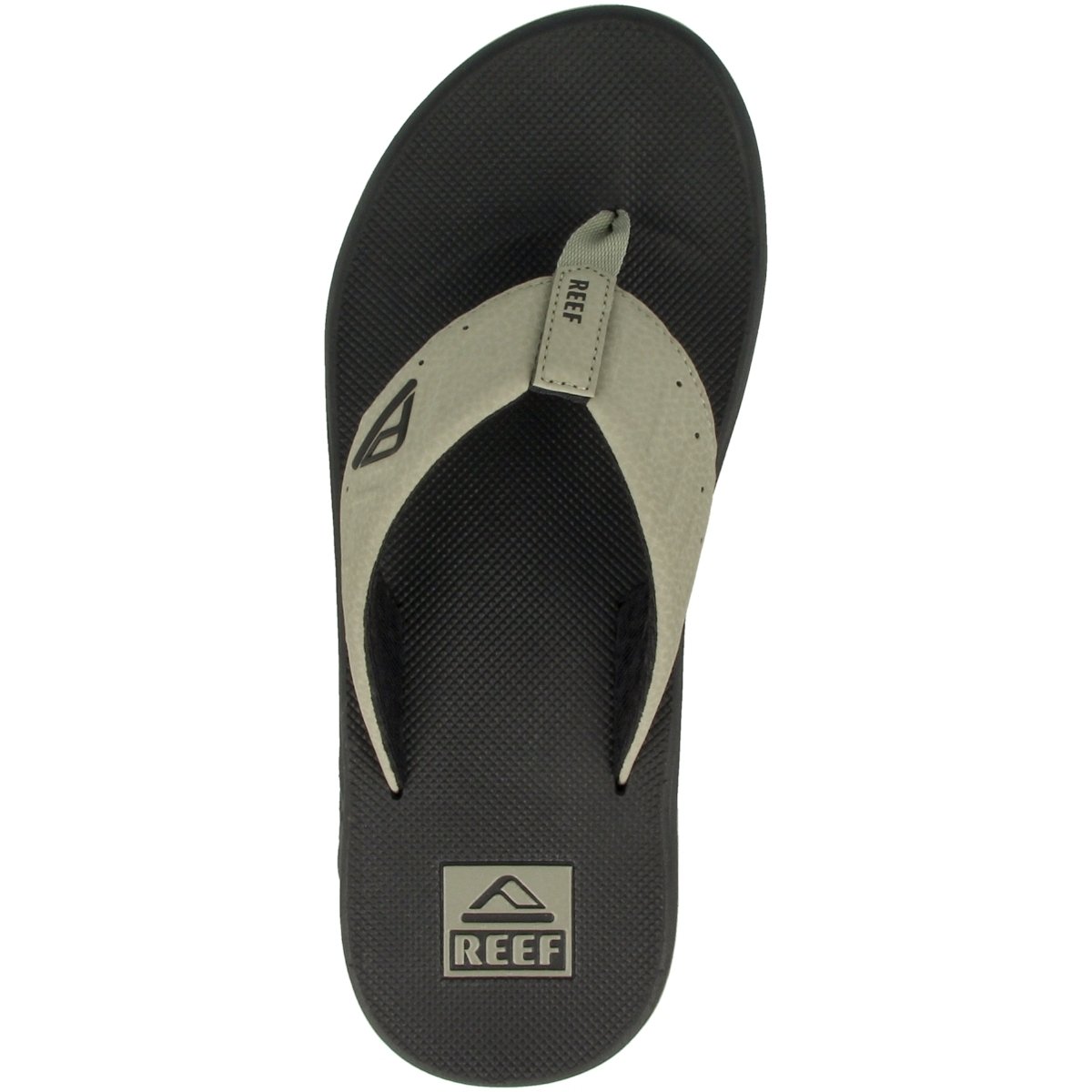 Reef mens Phantoms Flip Flop, Black/Tan, 11 US