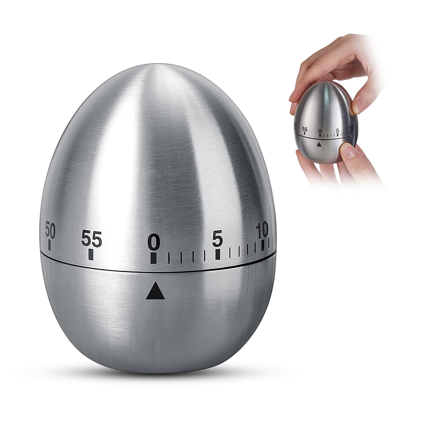 Cute Mechanical Kitchen Timer, Wind Up Manual Cooking Timer, Loud Ring Egg Timer for Cook…