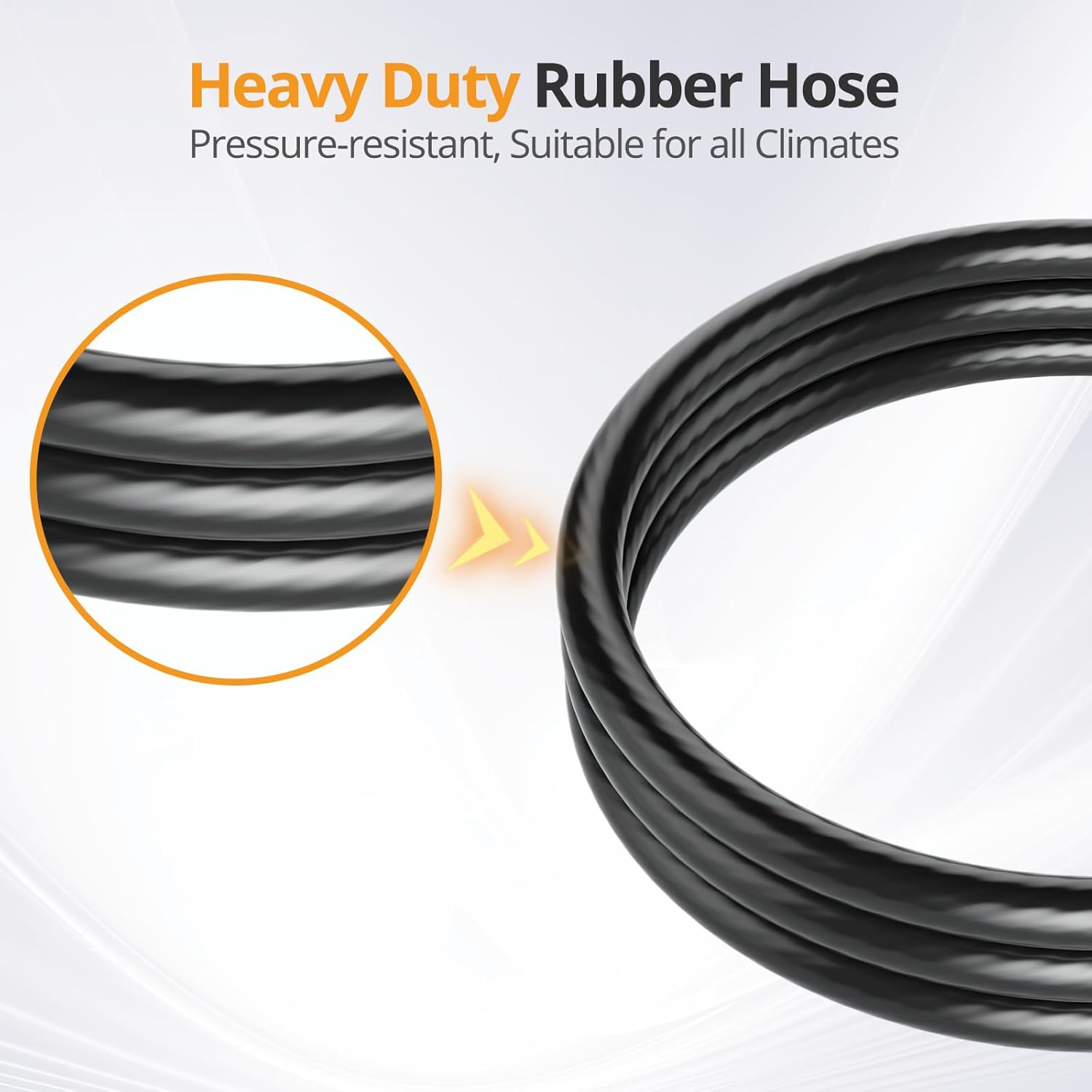 5FT Propane Regulator Hose with Gauge Gas Grill Replacement Parts for Blackstone 28" & 36" Griddles, Weber, Nexgrill Grills, Camp Chef Stove, Propane Patio Heater and Fire Pit
