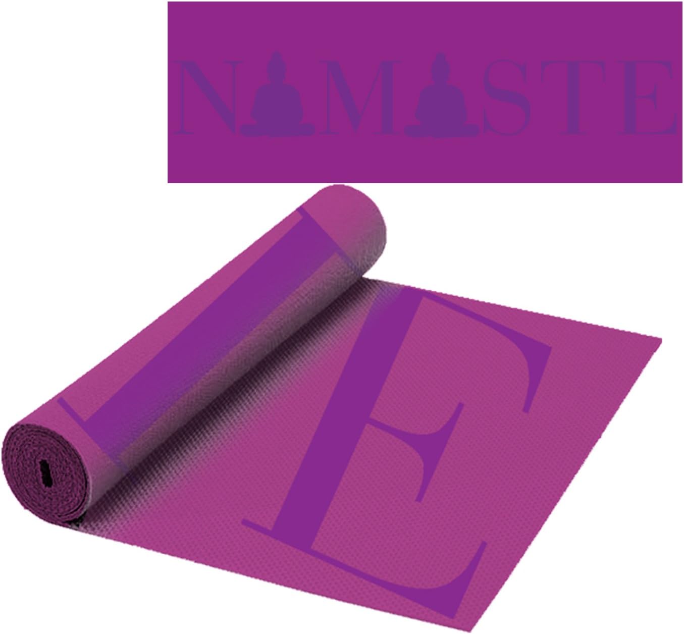 The Macbeth Collection Fashion Yoga Mats - 5MM Thickness - Namaste