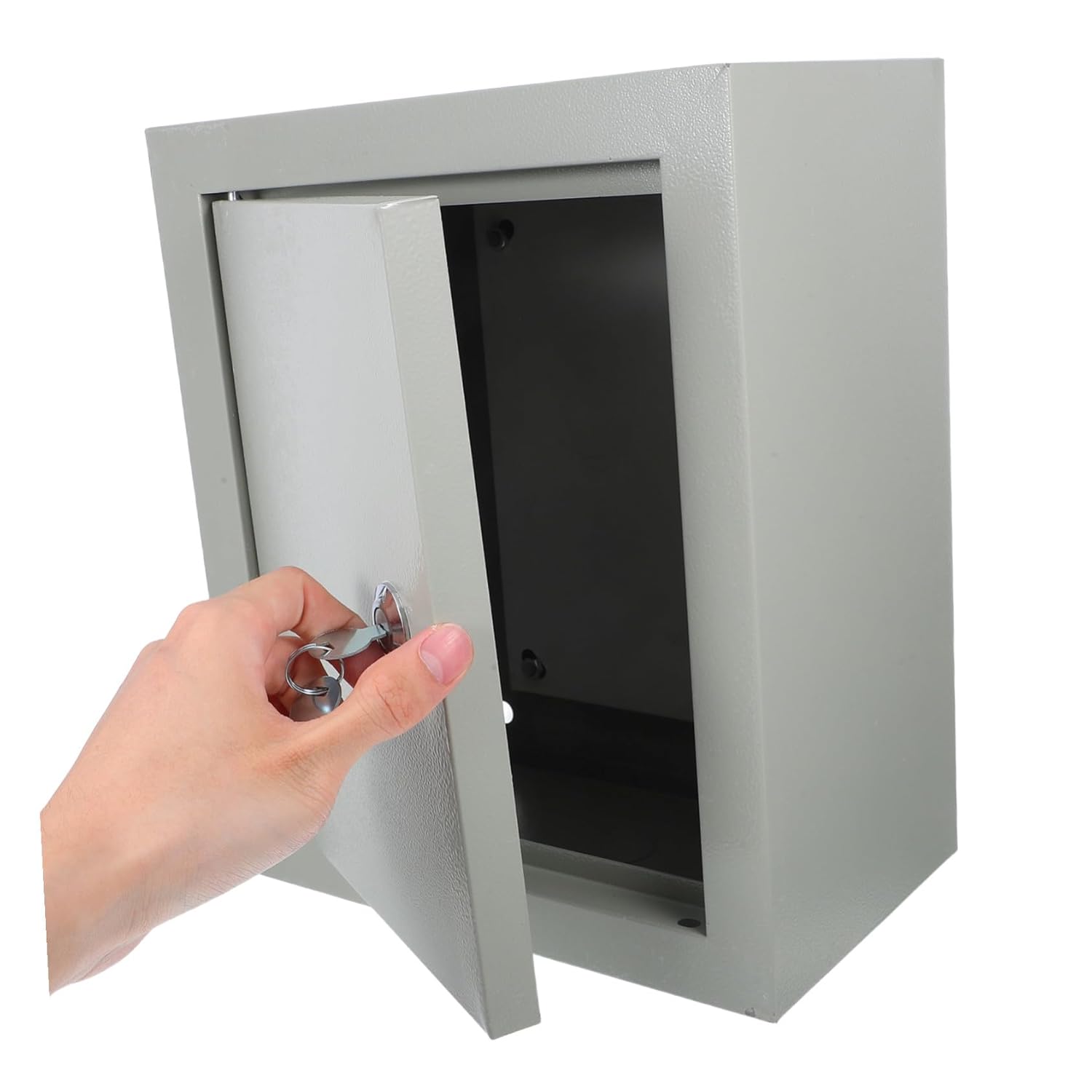 LIFKOME Outdoor Electrical Box Junction Enclosure with Surface-Mounted Design for Easy Maintenance Dustproof Power Outlet Box for Electronics Protection in Parks and Industrial Use