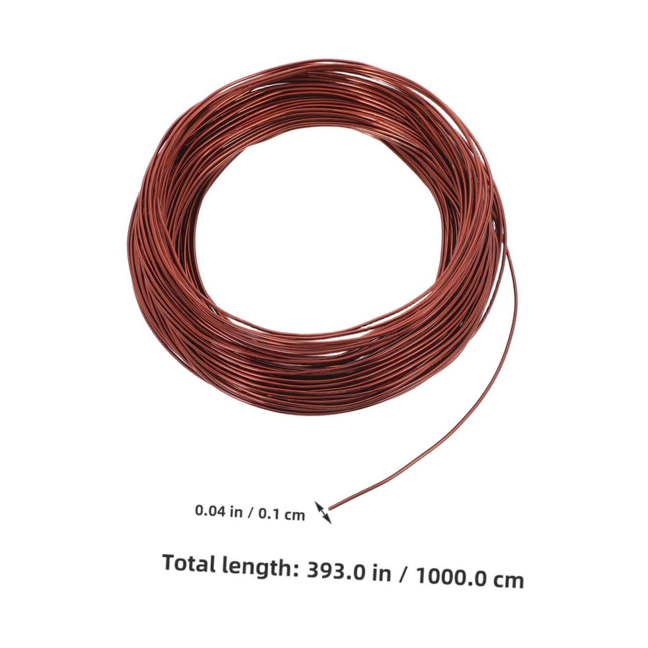 BCOATH 1 Roll Thick Aluminum for Bonsai Shaping Floral Arrangements and Jewelry Making Durable Flexible Long for DIY Projects