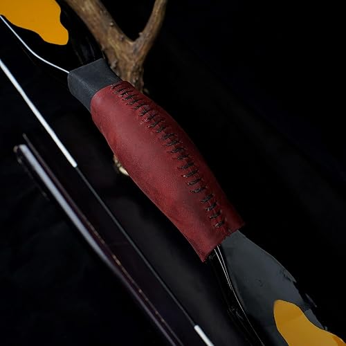 Miniatura 18 de AF - Arco recurvo turco de tiro con arco, arco tradicional laminado de alto rendimiento para caballos de caza para adultos, jóvenes, principiantes