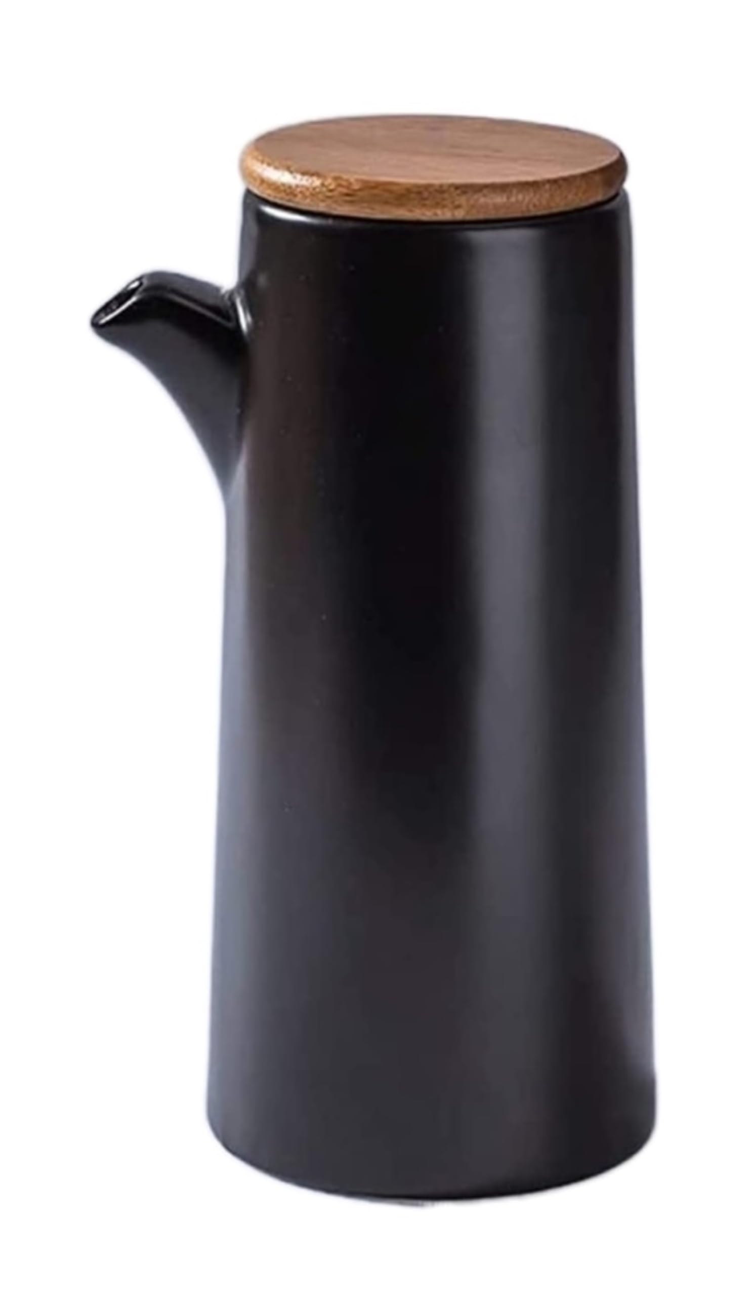 Distributore di Olio E Aceto, Bottiglia di Olio con Coperchio di bambù Sigillato, Ampolla per Salsa di Soia E Aceto, Contenitore per Condimenti Liquidi da Cucina,