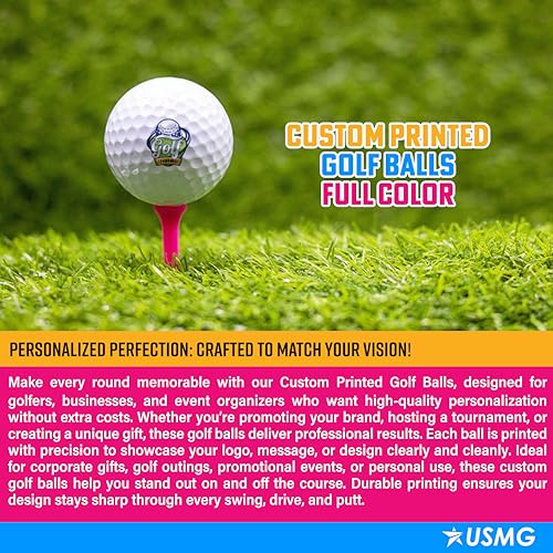 USMG Personalized Logo Golf Balls