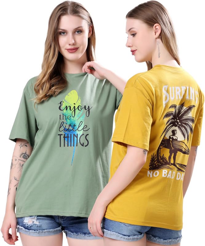 Women's Cotton Oversized Fit T-Shirt