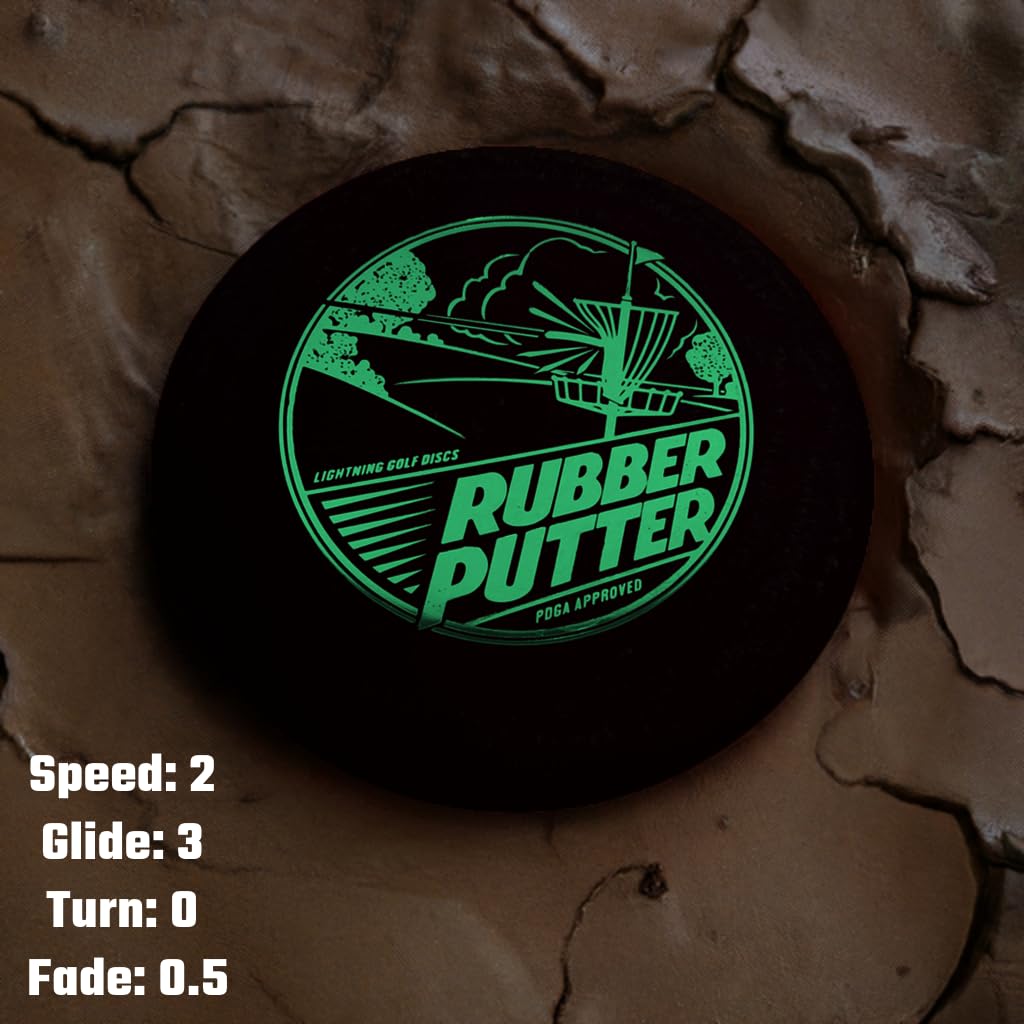 Mint Discs Lightning Limited Edition Last First Run Warbird Plastic #2 Upshot Putter Golf Disc, 170-175g