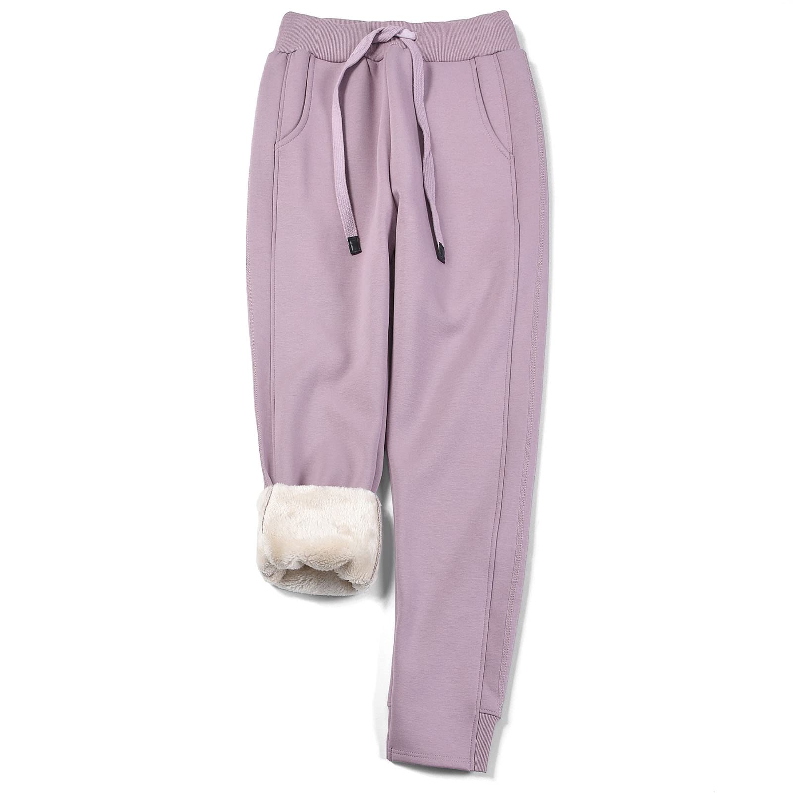 Spodnie do biegania damskie - spodnie sportowe damskie bawełniane, spodnie treningowe fitness wysoka talia, spodnie dresowe slim fit