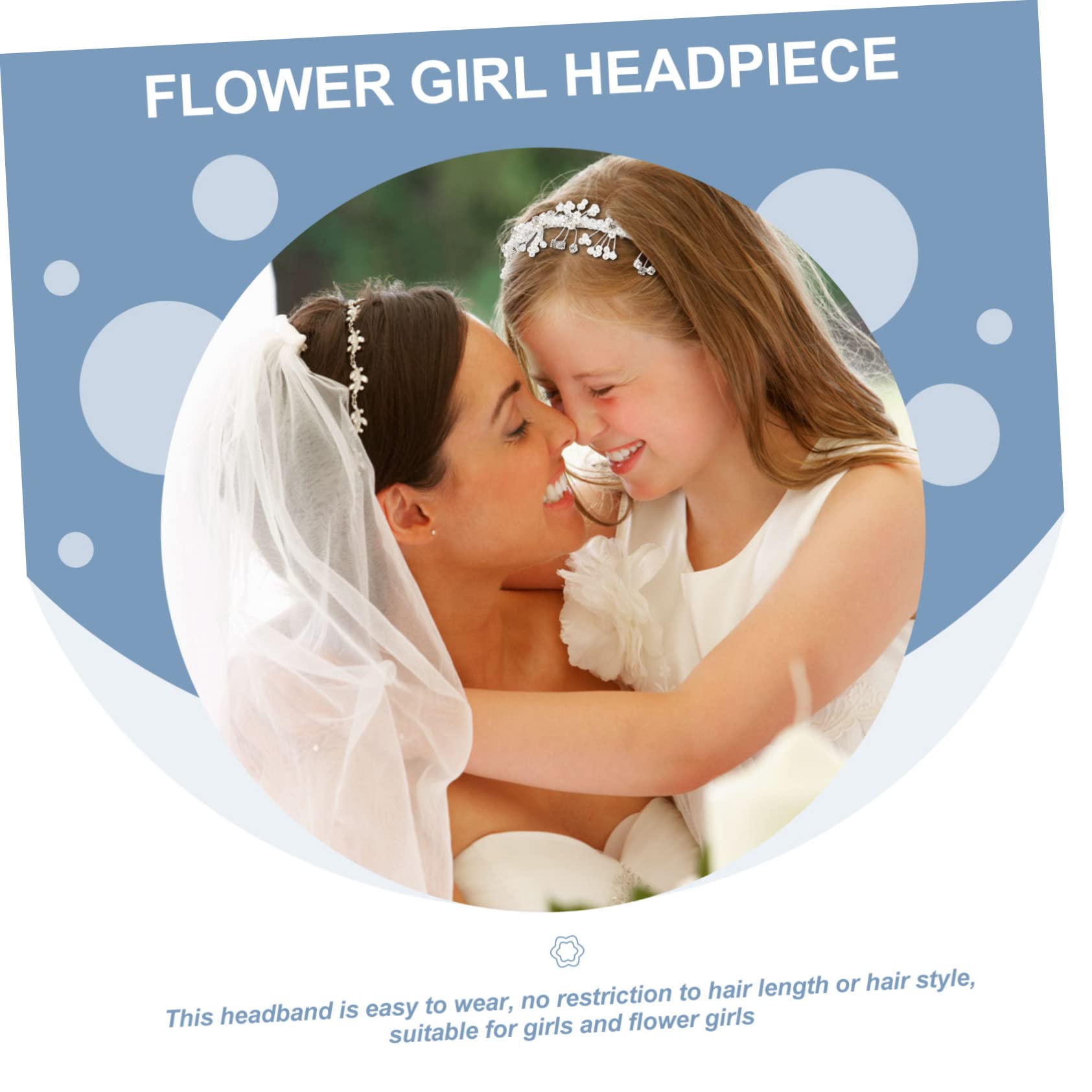 MAGICLULU 3piezas Diadema De Perlas Para Accesorios De Cabello Elegantes Para Bodas y Fotografía Para Cumpleaños y Especiales