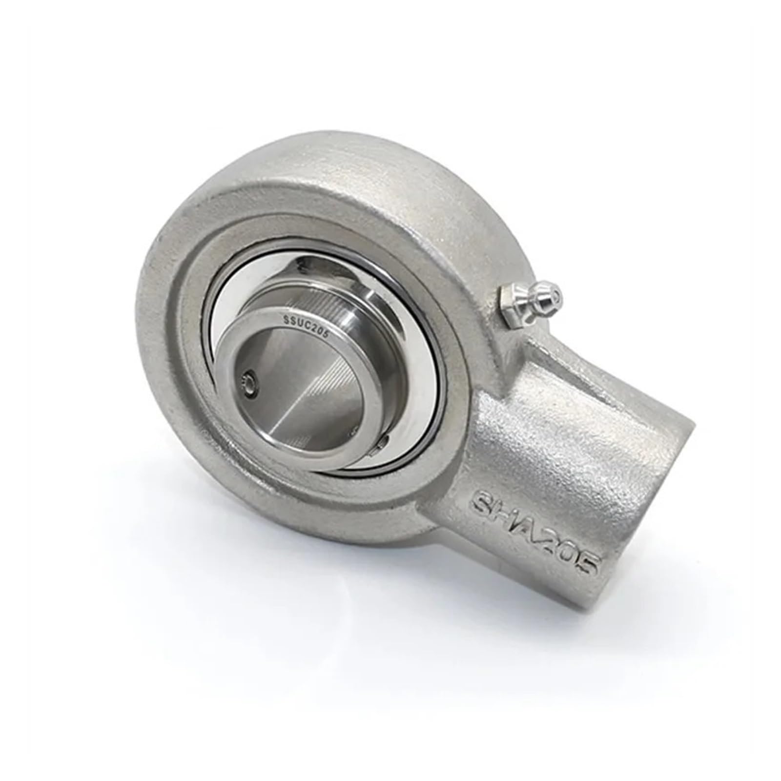 Palier sphérique suspendu SUCHA202 anticorrosion en acier inox alésage 15mm