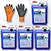 Produktbild Hauswerk.shop Scheibenfrostschutz Klare Sicht Winter 4 x 5 Liter Konzentrat + Winterhandschuhe