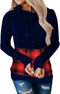 MKIUHNJ Outfits Teenager Girls Women's Hoodie Pullover Fun Print Crew Neck Long Sleeve Sweatshirt Tops Jumper Teenager Girls