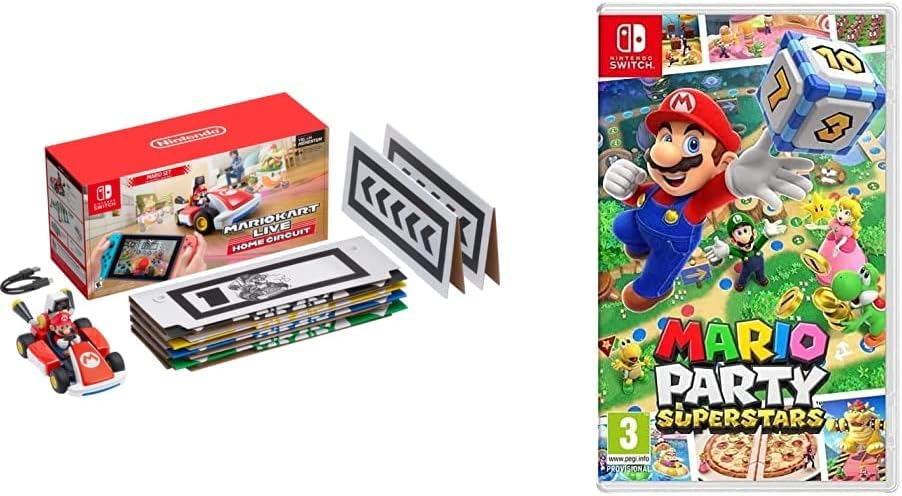 Mario Kart Live: Home Circuit - Mario (Nintendo Switch) & Mario Party Superstars ( Switch)