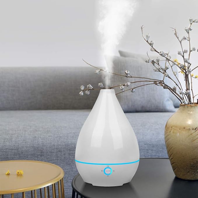 Difusor de Aromas Esenciales 500ml con Luces LED, Apagado Automático miniatura 5