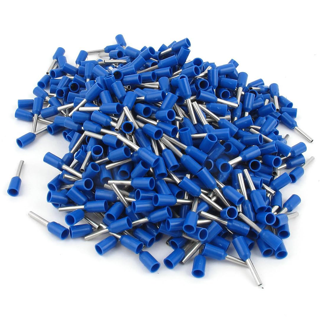 TA-VIGOR 20AWG Wire Ferrules Crimp Terminals, Insulated Bootlace Ferrules Crimp Connector VE7508 - Blue 500PCS