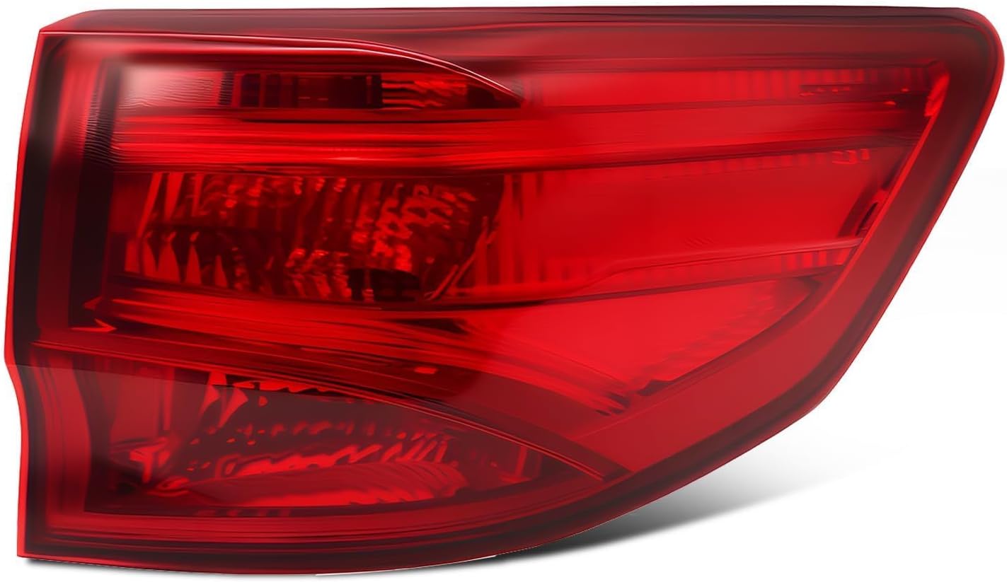 Left Tail Light Assembly Compatible with MDX 2014-2020 Driver Side Rear Tail Lamp Brake Light 33550TZ5A02 AC2804103 (Left)