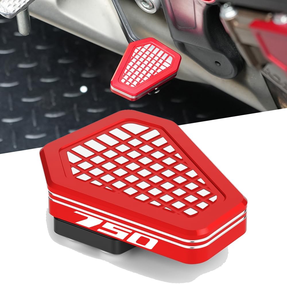 Motorcycle Widening Brake Lever Pedal Extender Compatible with CB750 2020-2023 2024 2025 Foot Peg Enlarge Anti-Slip Brake Extension Pad Plate 2025 CB750 Accessories -BK