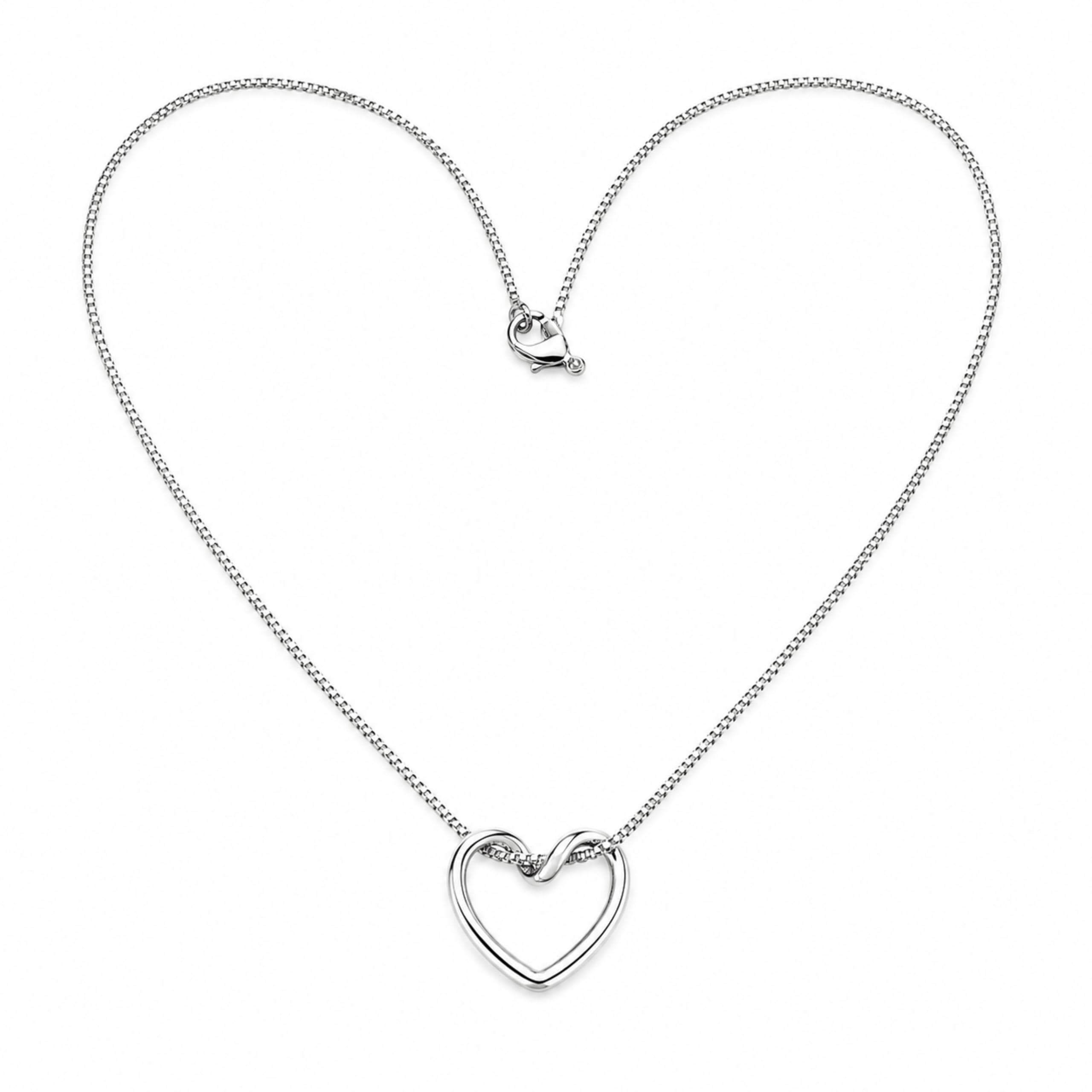 14k Gold Plated Heart Pendant Chain, Twisted Love Necklace, Romantic Locket for Women And Girls-picture-23