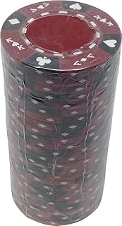 Poker Chips - (25) Red Ace King 14 g Clay Composite