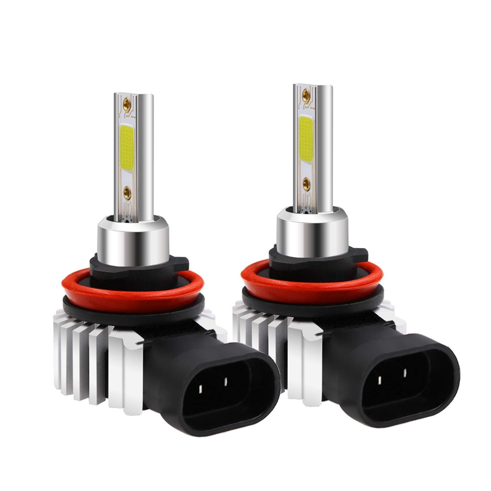 Visibilidad máxima Automotive Bombillas Faro 2 PC Super White Linterna del Coche H7 llevó bulbos H4 Interfaz for H1, H3, H4, H11, H8, H9 9005, HB3, H10,9006, HB4,9012, HIR2 H10 6000K /
