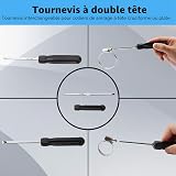 CCLIFE 9 pcs Universal Car Hose Clamp Plier Hose Spring Clamp Removal Tool - 5