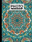  Photo Album: Mandala Album, Large Photo Albums with Writing Space Memo, Extra Large Capacity Picture Album, Family, Baby, Wedding, Travel Photo Book, 120 Pages, Size 8.5\" x 11\" by Logan A Hoffman
