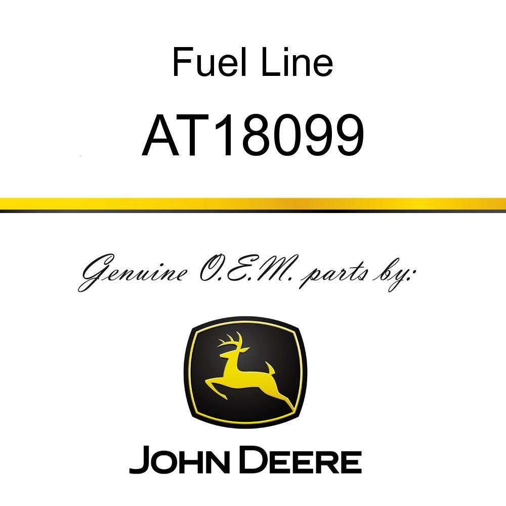 Conduite de carburant d'origine John Deere AT18099 tuyau de moteur diesel