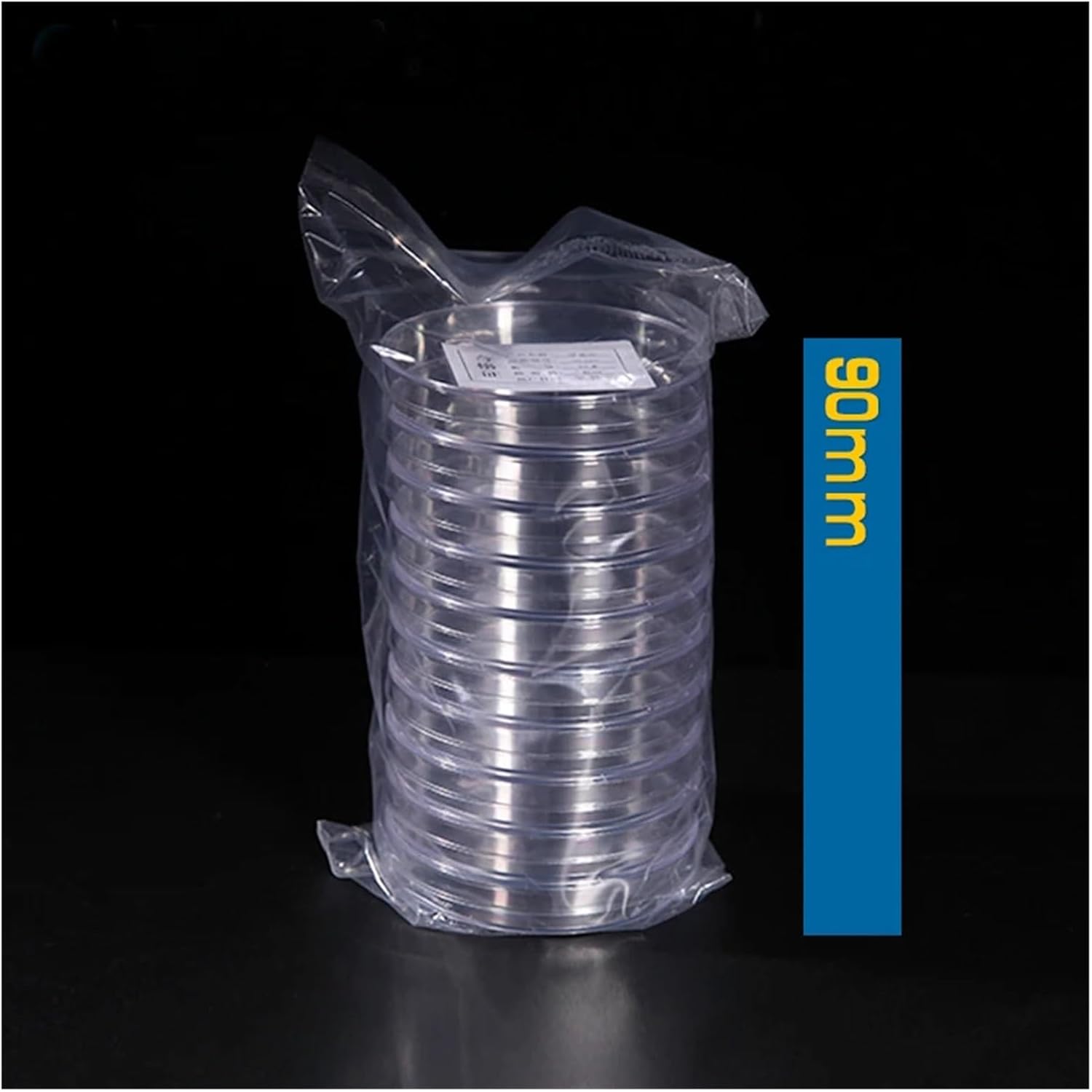 20pcs/pack 90mm Disposable Plastic Share Lab Equipment Culture Plates