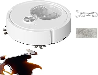 Staubsaugerroboter, intelligentes Reinigungsgerät | automatischer Staubsauger, wiederaufladbar, USB-C – für Teppich, Parkett, Wohnzimmer, Küche, Tierhaare,