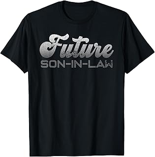 Future Son-In-Law Gift Wedding Engagement Vintage Retro T-Shirt