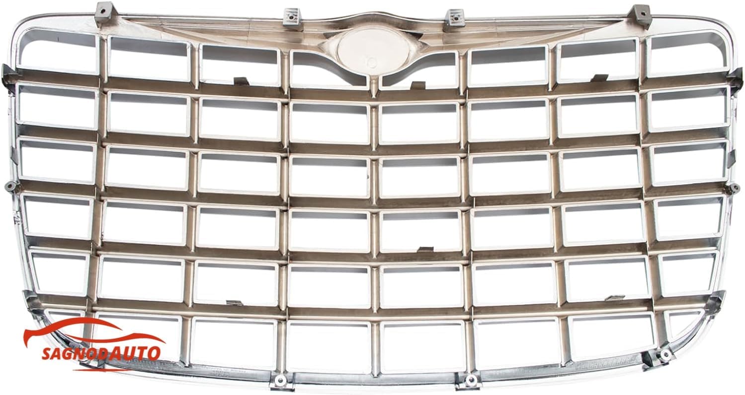 Front Grille compatible with 2005-2010 Chrysler 300