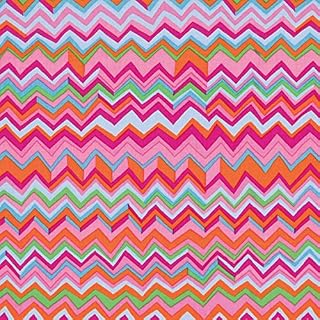 Kaffe Fassett Classics Brandon Mably 2013 Pink Zig Zag