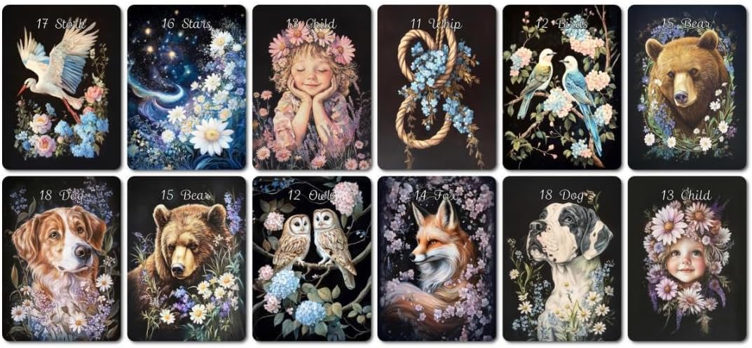 正規品ルノルマンカード】 超美麗海外インディーズ47枚組ブラック