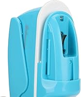 Vista 9 de Engrapadora sin grapas, con diseño de estructura que ahorra mano de obra para oficina, escuela, mango cómodo, fácil de operar (verde)