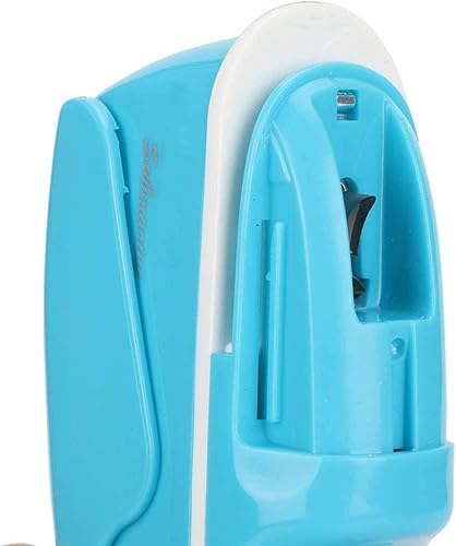 Miniatura 9 de Engrapadora sin grapas, con diseño de estructura que ahorra mano de obra para oficina, escuela, mango cómodo, fácil de operar (verde)