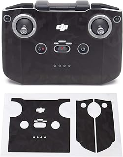 Wrapgrade Skin Sticker Set Compatible with DJI Mini 2 | Remote Controller (Black Bumpy CAMO)
