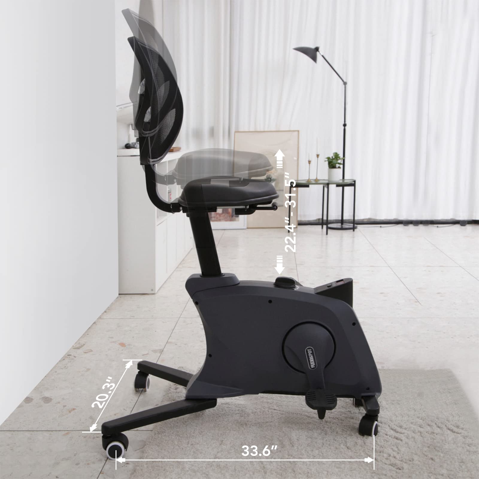 Famous TikTok Desk Bike Chair FlexiSpot Home Workstation Stand up