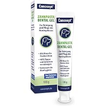 Canosept Hundezahnpasta Dental Gel 100g - Zahnpasta f r Hunde - Zahnpasta Hund - Hunde Zahncreme - Zahnpflege Hund - Hundezahnpasta gegen Zahnstein & bei Mundgeruch Hund Zahnpasta f r Hunde verbessert die Maulhygiene Zahnpasta Hund bei Mundgeruch Hunde Zahncreme Zahnpflege Hund