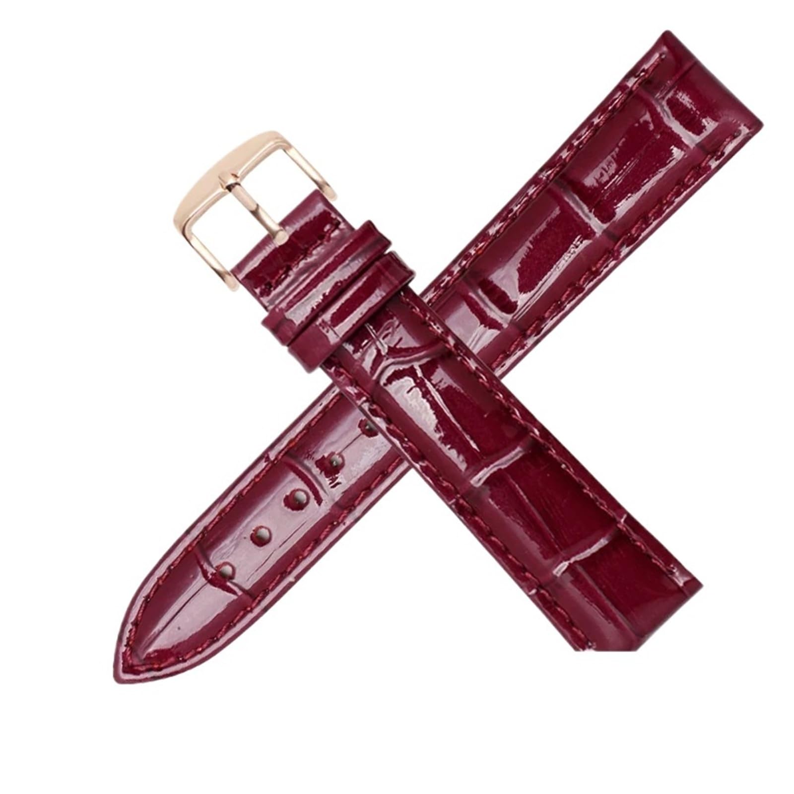 NASUNJIA Correa De Reloj Cuero Genuino, Suave Y Cómoda, Accesorios For Mujer 14, 16, 18 20 Mm