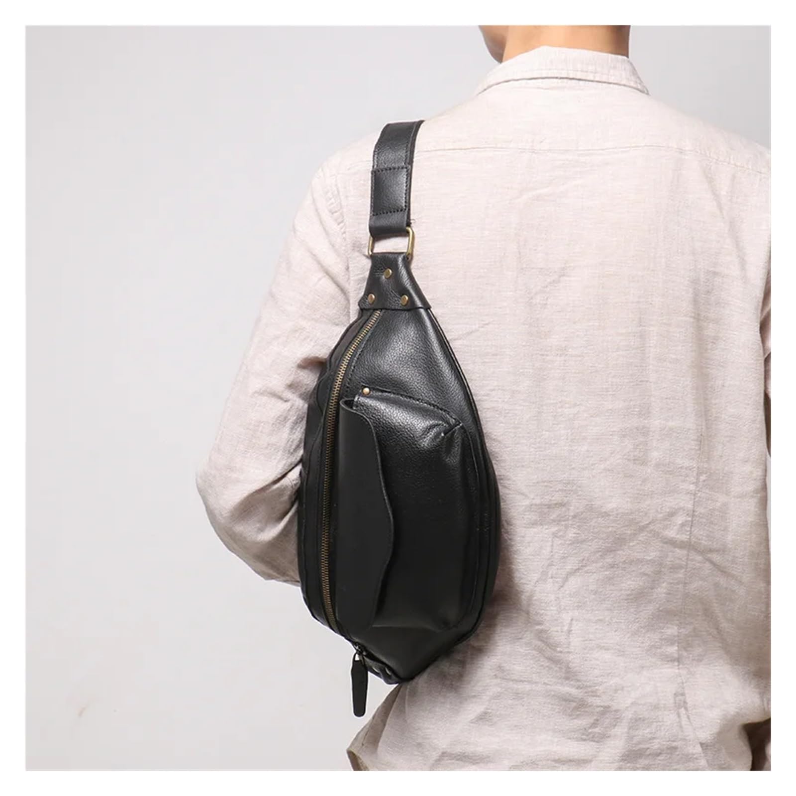 Bolso Pecho Hombre Bolso Deportivo for el Pecho, Bolso Cruzado Informal for Hombre, de Hombro