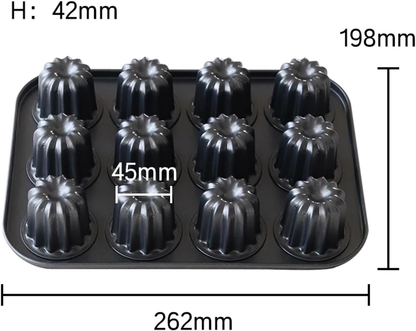 Cup Mold Carbon SteelNonstick Bakeware Muffin Cupcake Baking Tray DIY Mini Cake Kitchen Accessories