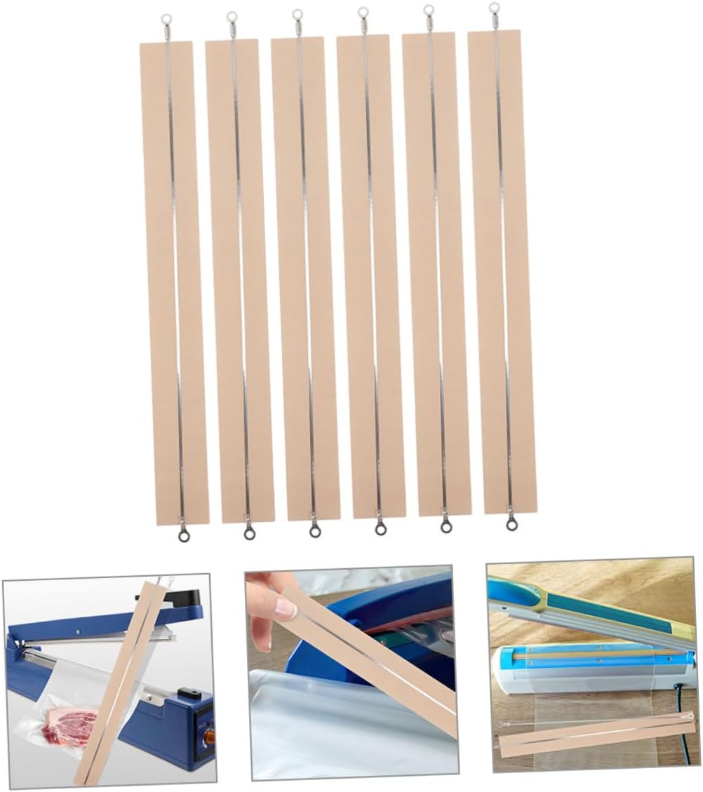 TEHAUX 3sets Sealer Replacement Parts Heat Strip for Sealing Machines Sealing Wire Supply 6pcs*3