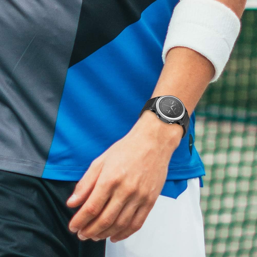 vozehui compatible with garmin fenix 5s band 20mm soft silicone quick release replacement watch band for garmin fenix 5s fenix 5s plusfenix 6s fe