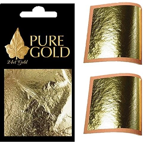 Gold Leaf sheets 10 sheets on base metal Cover