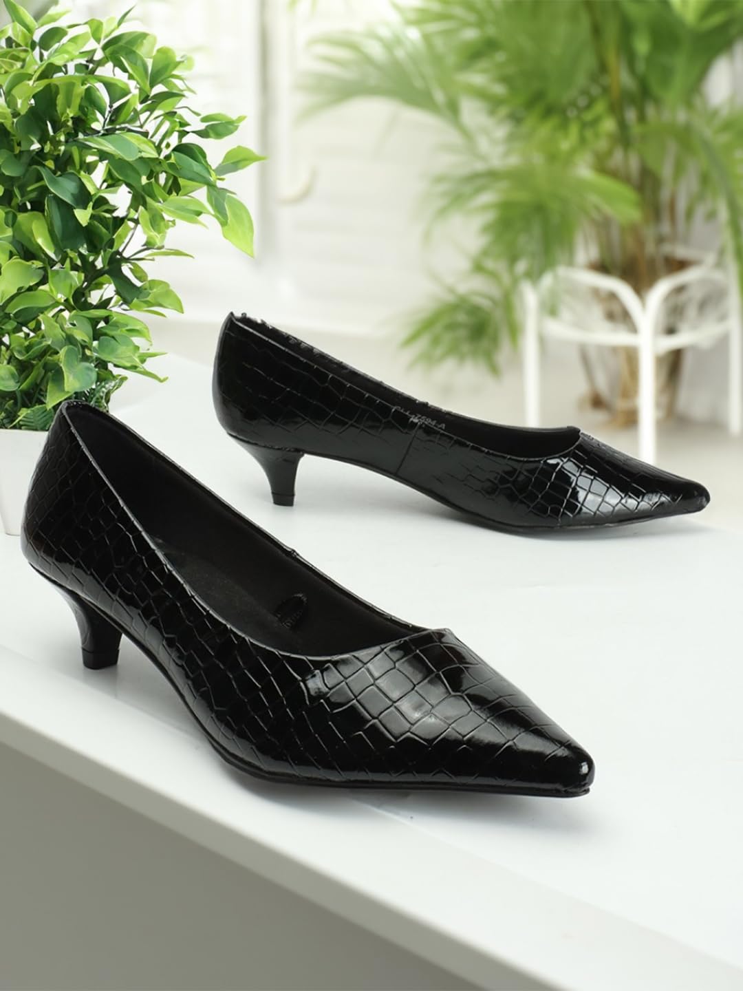 Carlton London Women's Slip On Pumps Colour-Black, Size-UK 7 2
